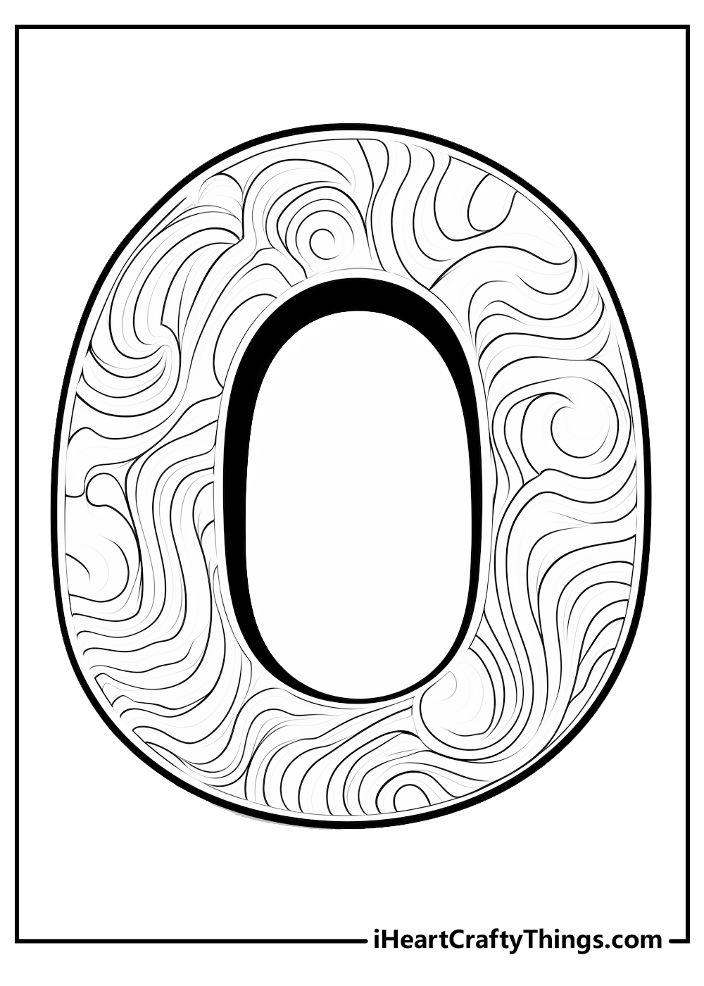 Letter o coloring pages free printables