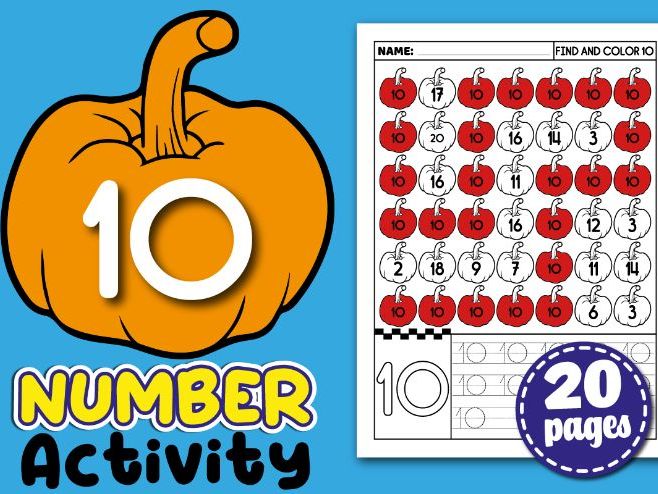 Number writing practice
