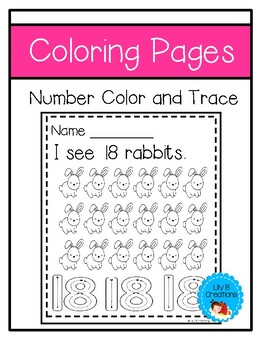 Number color and trace pages