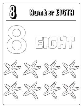Number coloring book for kids coloring pages under the sea coloring pages