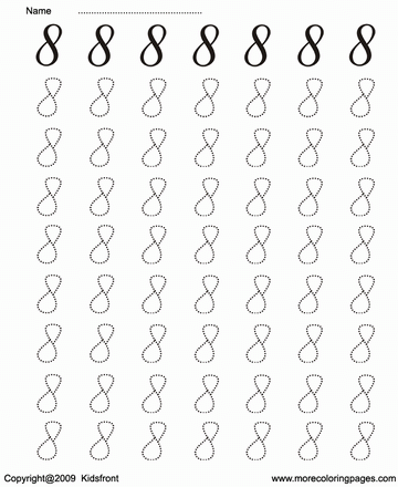 Printable number writing dot to dots coloring worksheets free online coloring pages