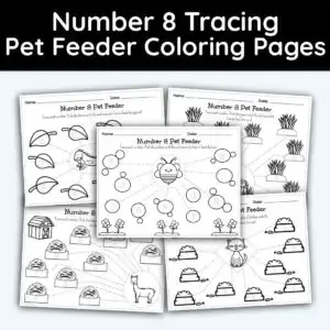 Number worksheets writing counting recognition for preschool