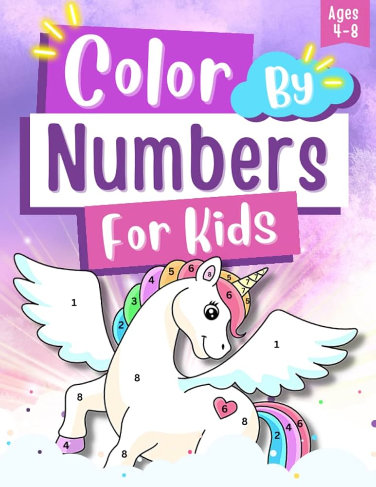 Color by numbers for kids ages