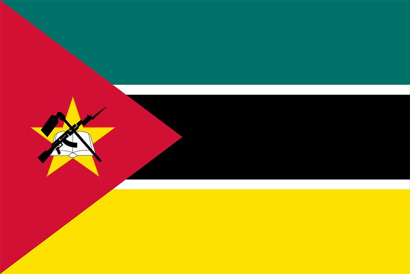 Flag of mozambique history colors symbols