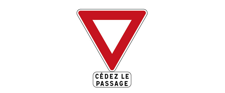 French road signs useful french phrases drive