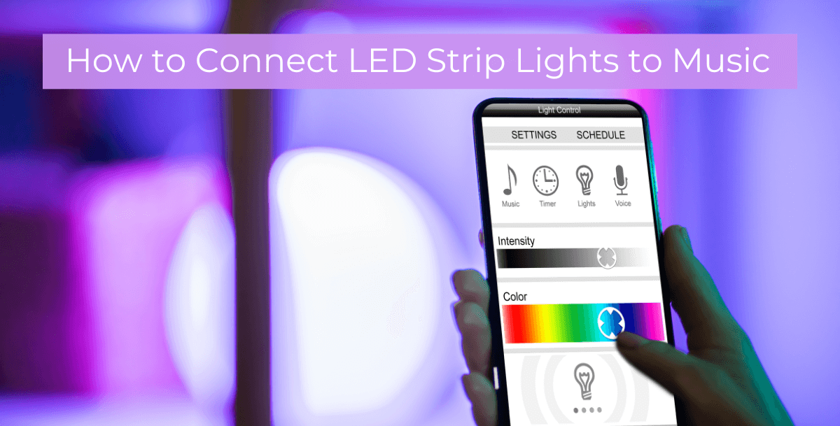 How to connect led strip lights to music super bright leds