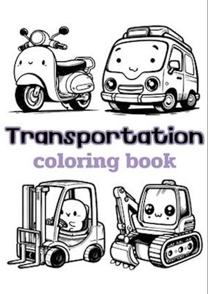 Fã transportation coloring book childrens coloring pages word search puzzles af beccanica k som hãftet bog pã engelsk