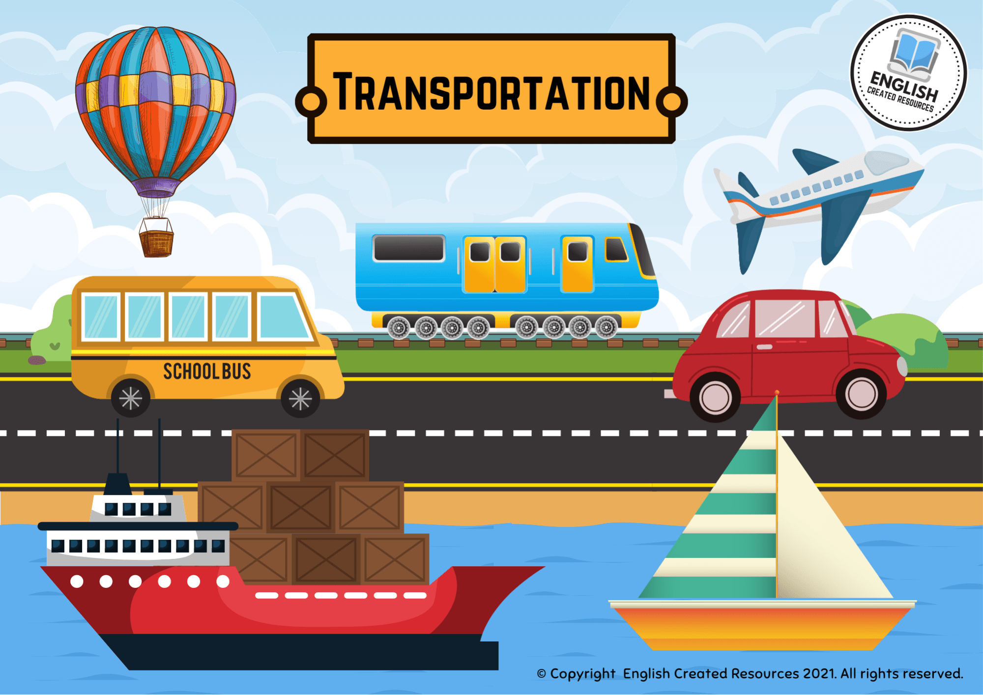 Transportation flashcards