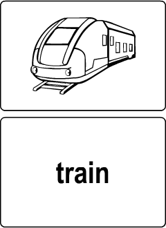 Transport vocabulary for kids learning english printable resources