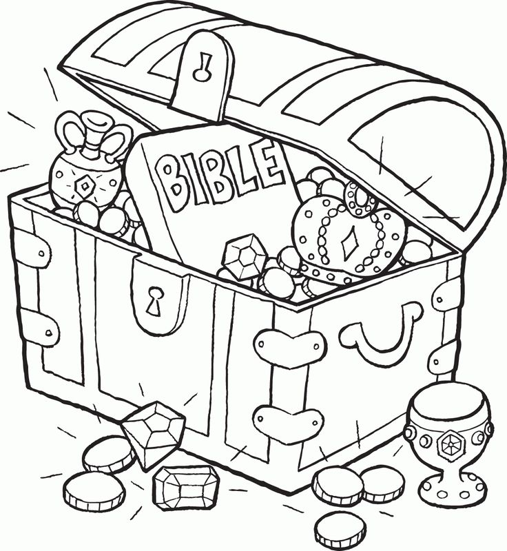 Unleash your creativity with treasure chest coloring pages