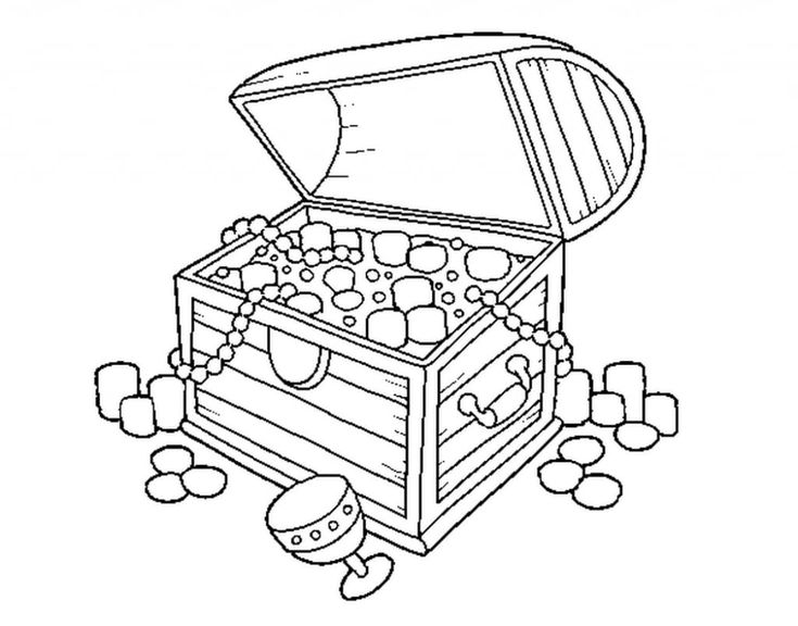 Amazing treasure chest coloring pages in the year check it out now coloring pages treasure chest free coloring pages