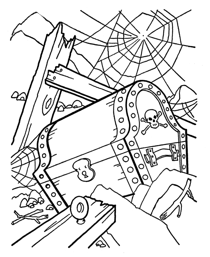 Bluebonkers caribbean pirates coloring pages