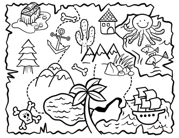 Thousand coloring pages maps royalty