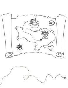 Pirate coloring pages free printable sheets