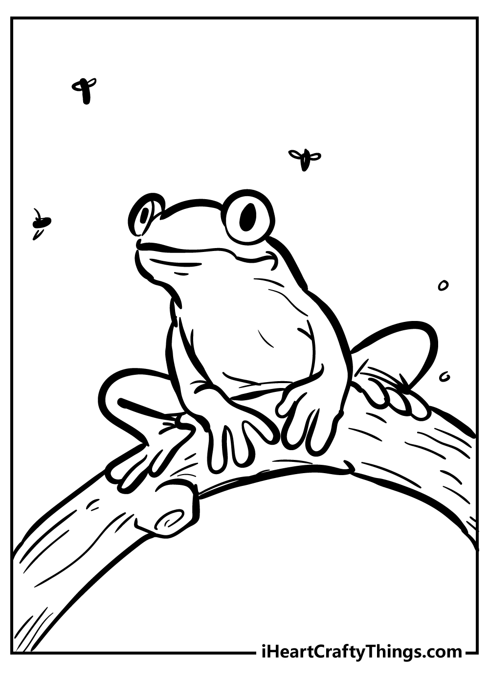 Frog coloring pages free printables