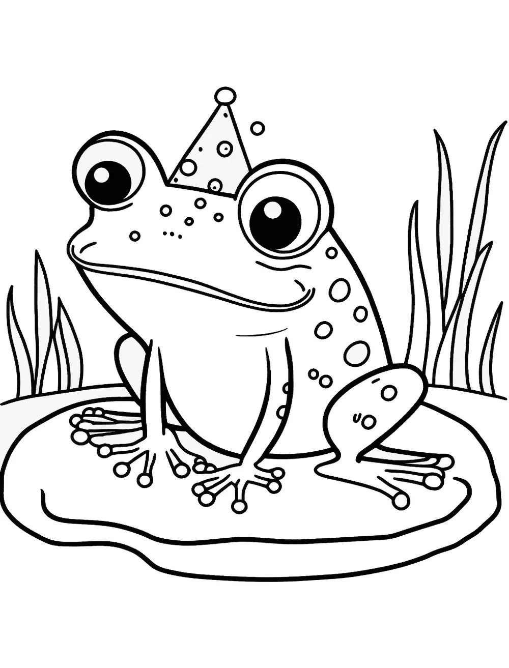 Frog coloring pages by coloringpageswk on