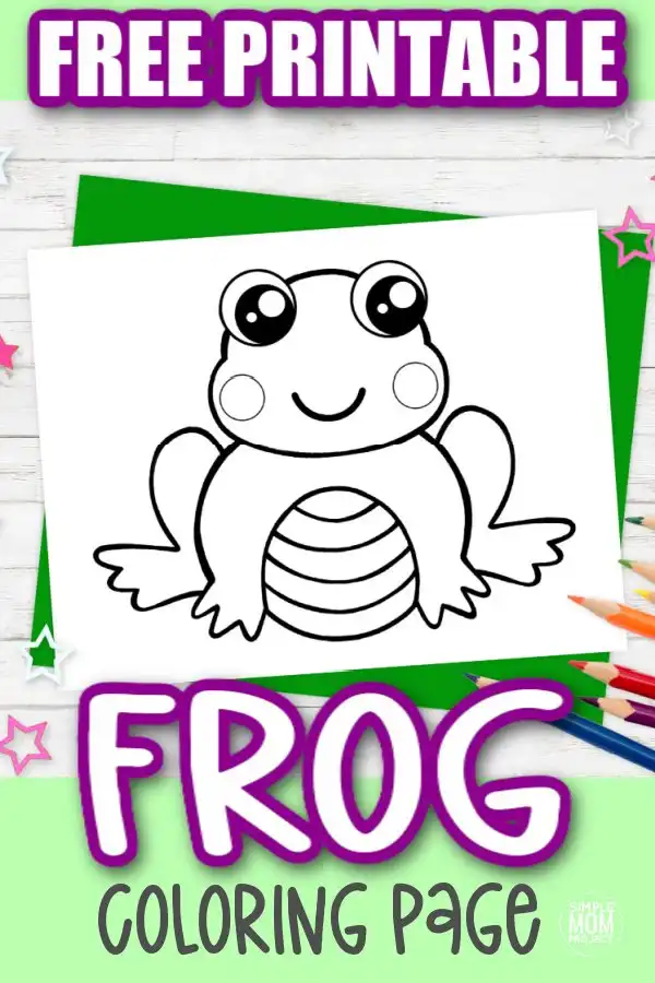 Free printable frog template â simple mom project