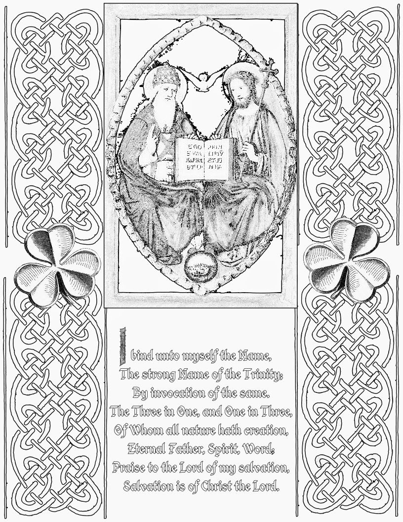Happy st patricks day and free trinity coloring page coloring pages st patrick day activities homeschool crafts