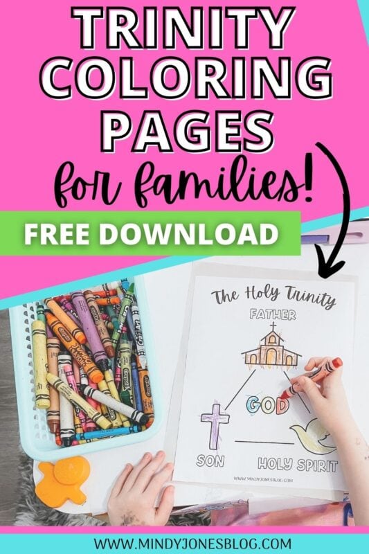 Free printable holy trinity coloring pages for kids mindy jones blog