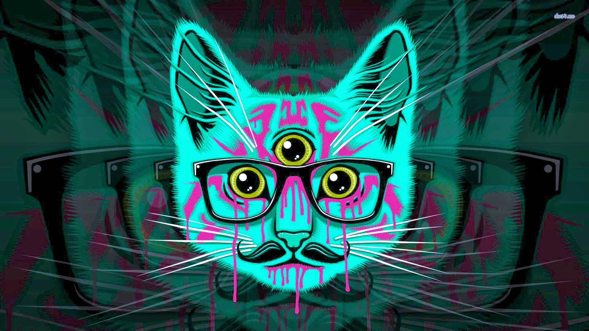 Hipster cat wallpapers