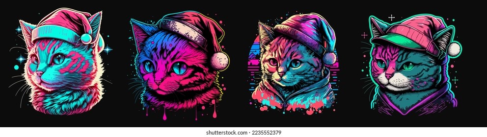 Christmas theme kittens images stock photos vectors