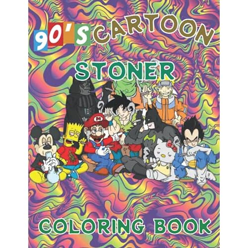 S cartoon stoner coloring book for adults s