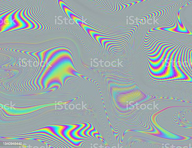 Psychedelic rainbow background lsd colorful wallpaper abstract hypnotic illusion hippie retro texture stock illustration
