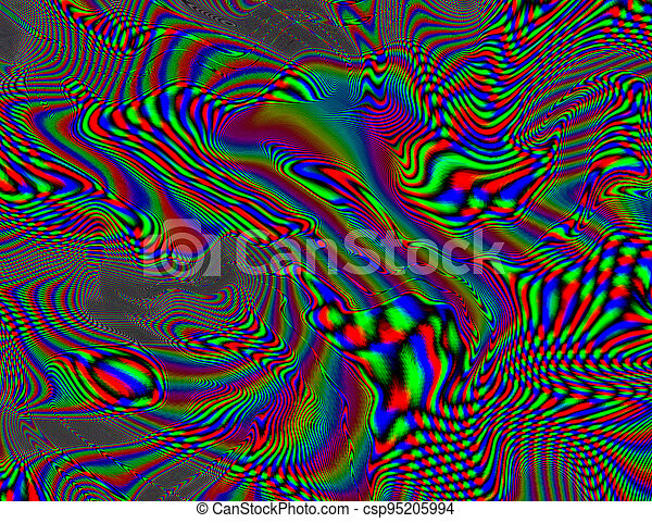 Trippy psychedelic rainbow background glitch lsd colorful wallpaper s abstract hypnotic illusion hippie retro texture canstock