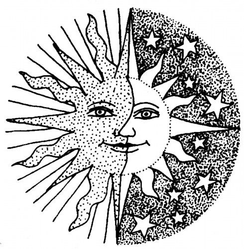 Moon coloring pages sun coloring pages sun and moon drawings