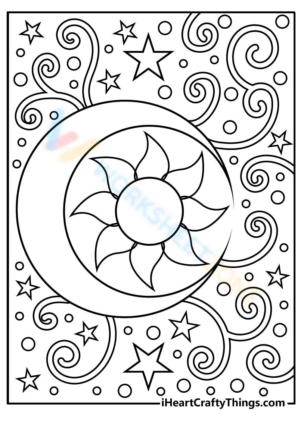 Grade trippy coloring pages worksheets