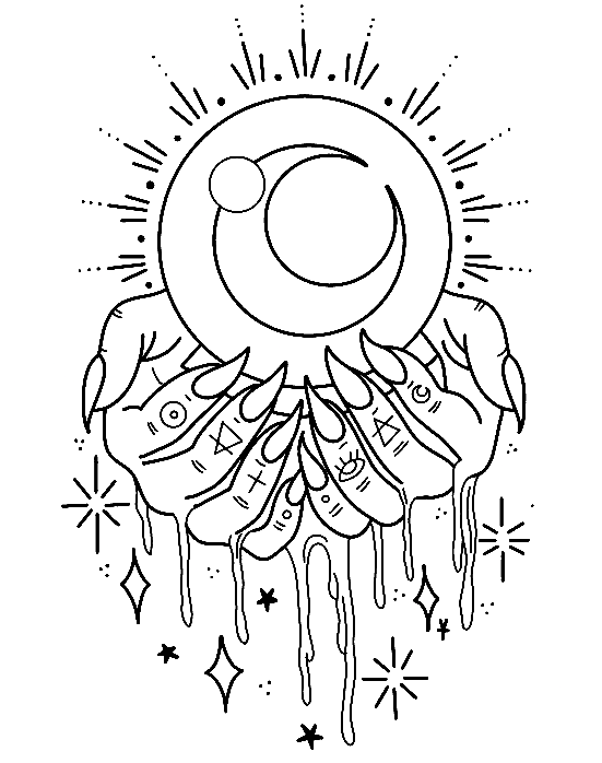 Aesthetic drawing coloring pages printable for free download