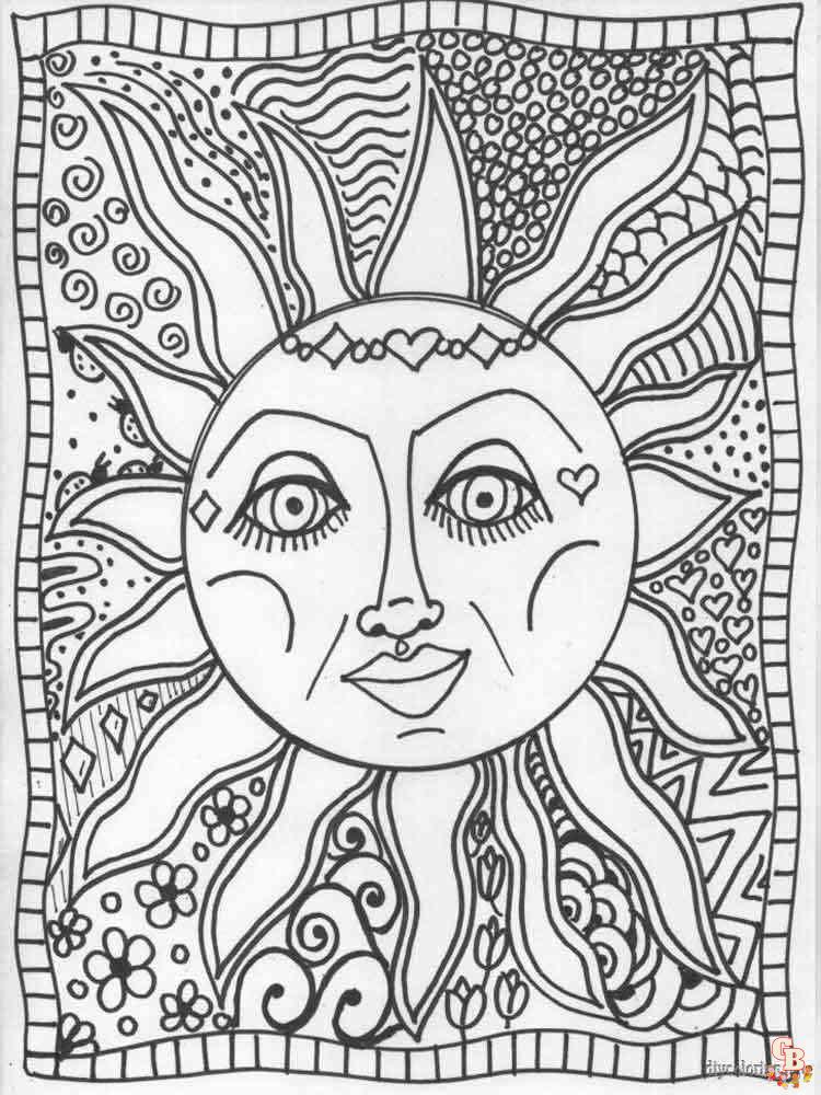 Discover the world of psychedelic coloring pages