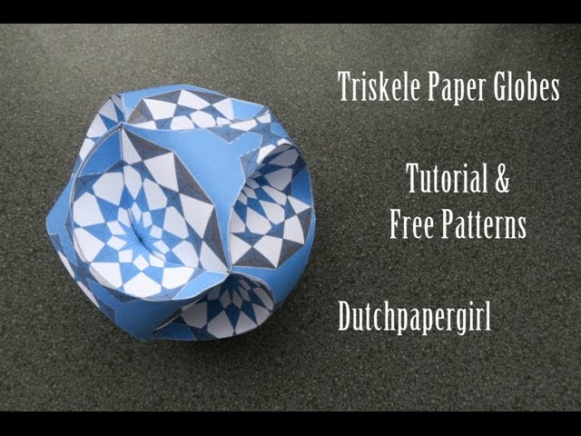 Triskele paper globes