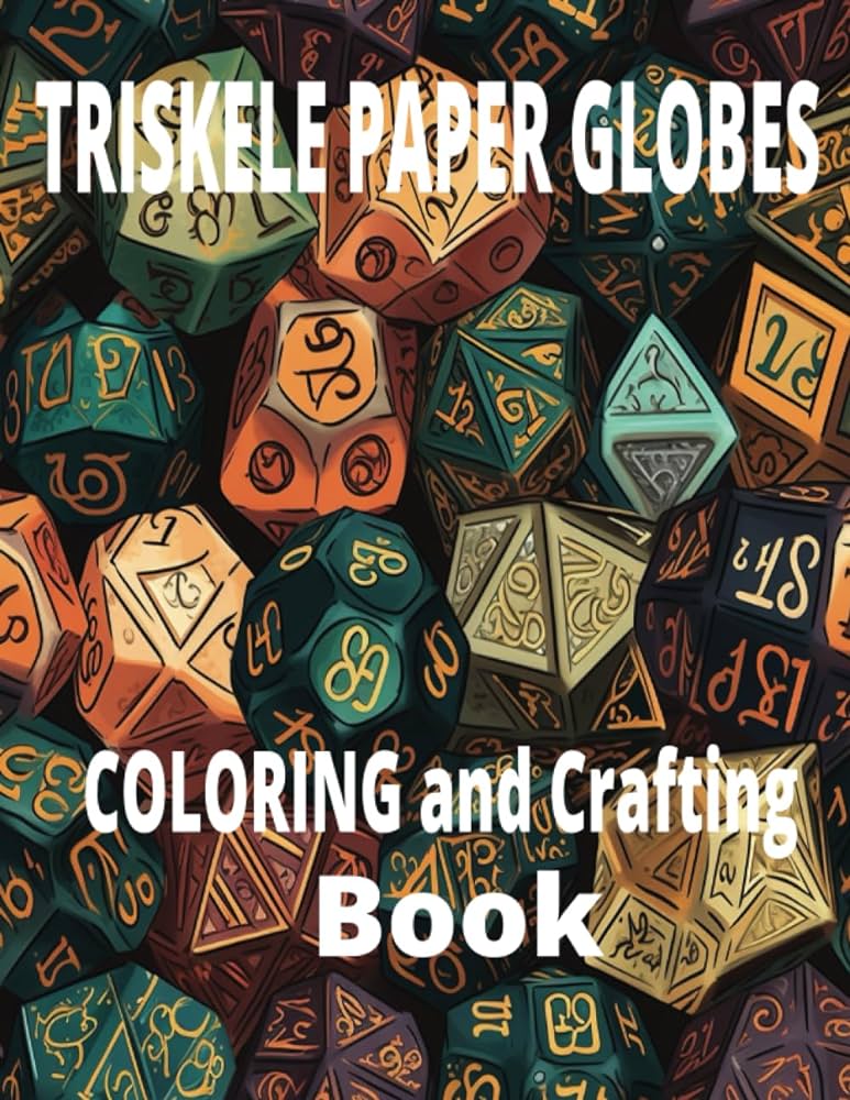 Triskele paper globe loring and crafting book cheristin claudette clervil books