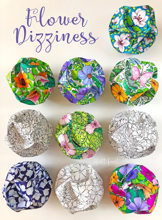 Triskele paper globe bundle flower dizziness a d paper craft to color