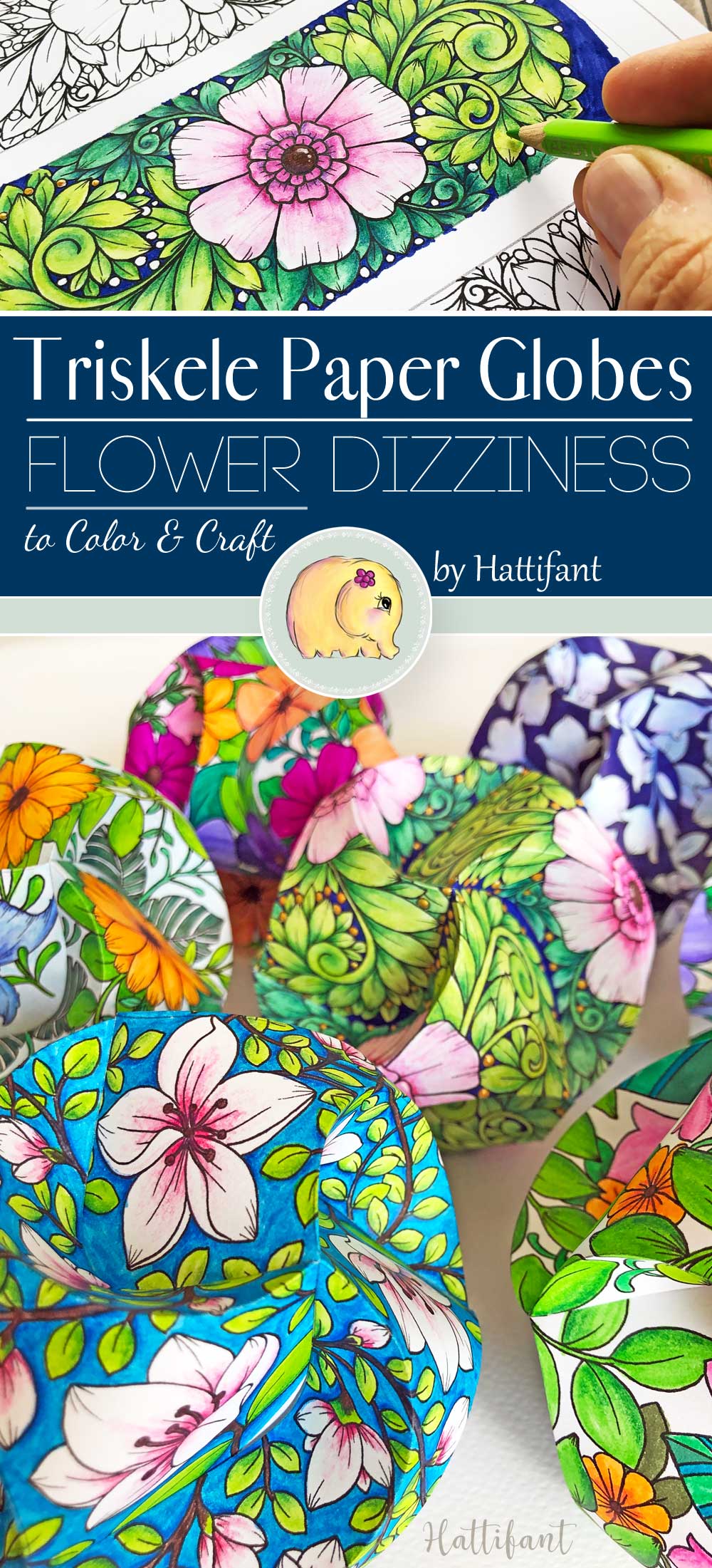 Triskele paper globes flower dizziness