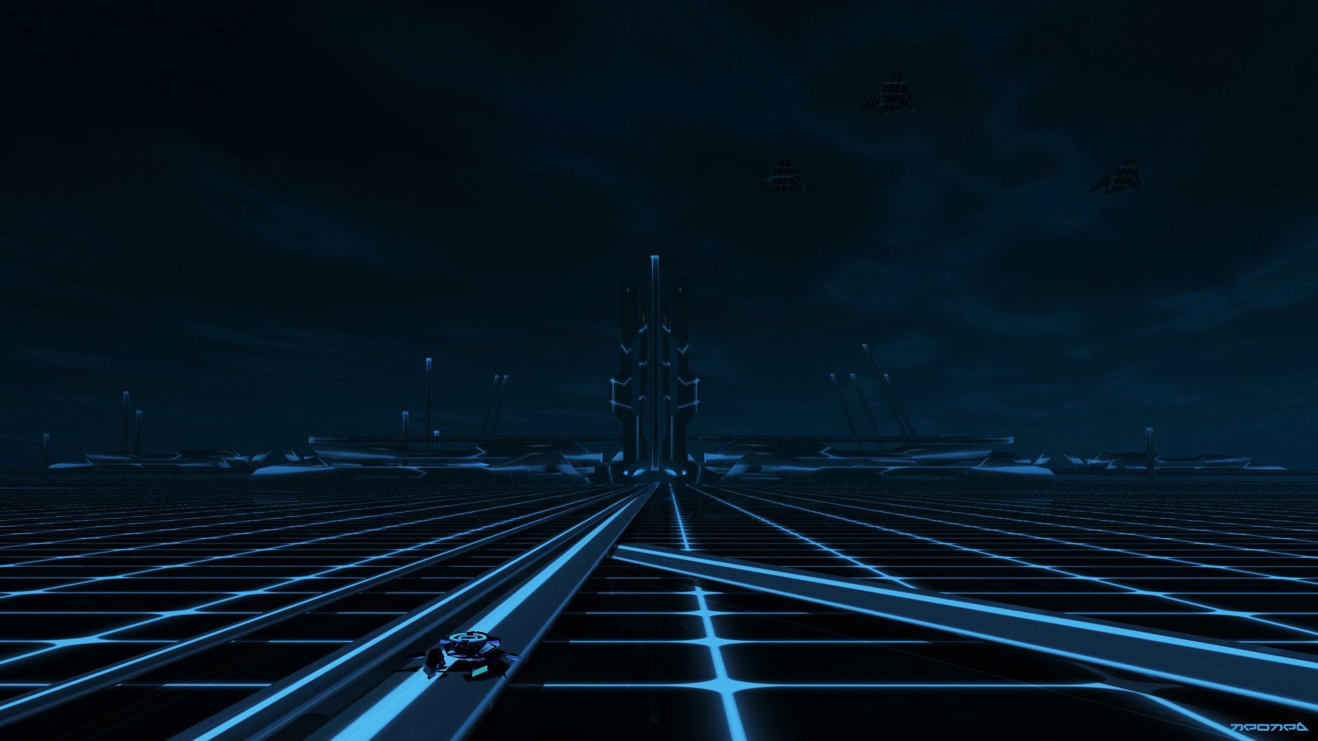 Tron the grid wallpaper pictures