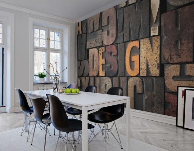 Latest trends in decorating dining rooms with modern wallpaper brilliant room design ideas