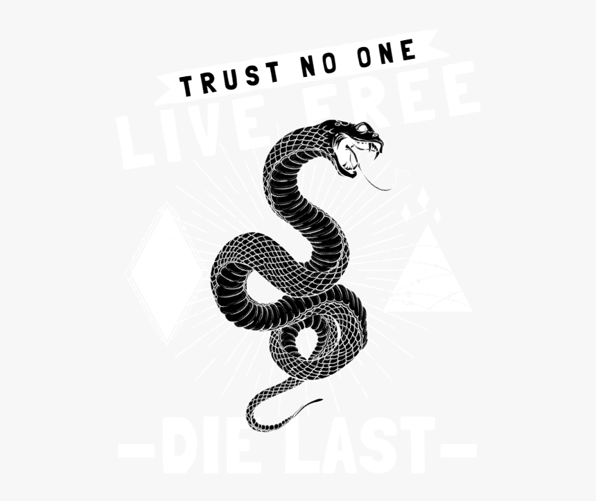 Trust no one snake hd png download transparent png image