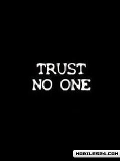 Trust no one free x wallpaper download