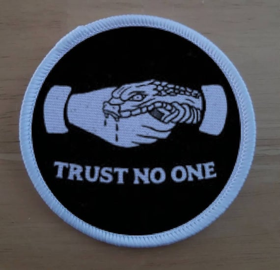 Trust no one patch zoll sublimationspatch