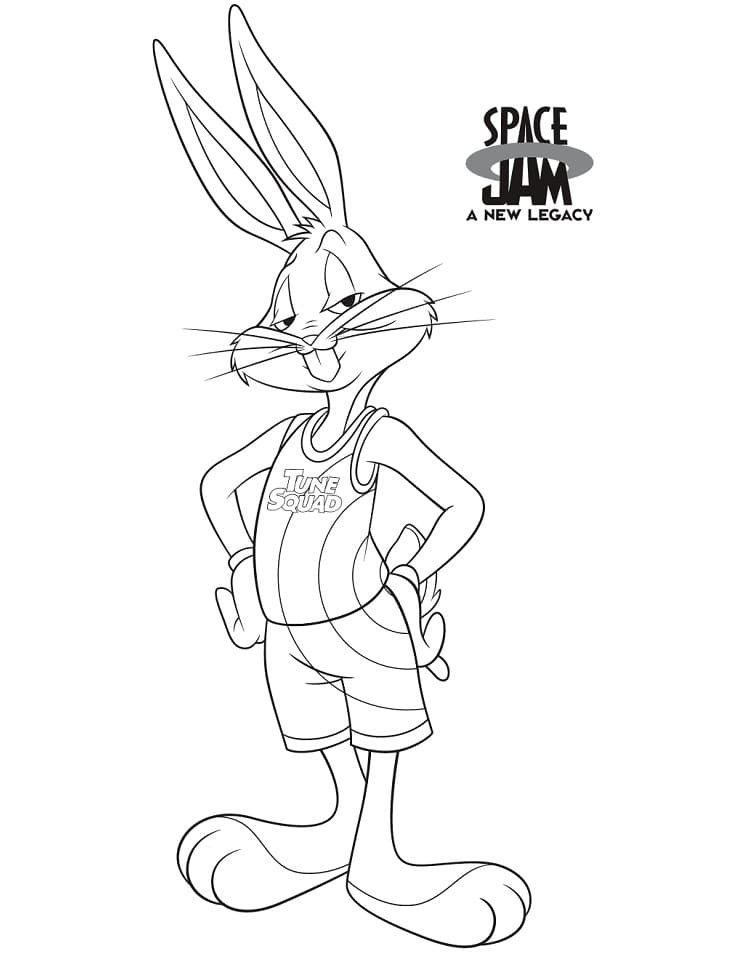 Space jam coloring pages printable for free download