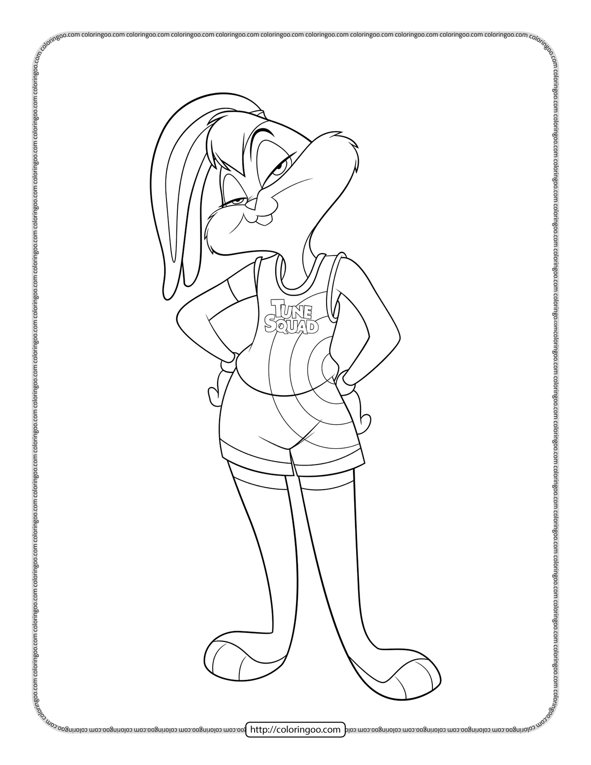 Printable space jam coloring pages updated
