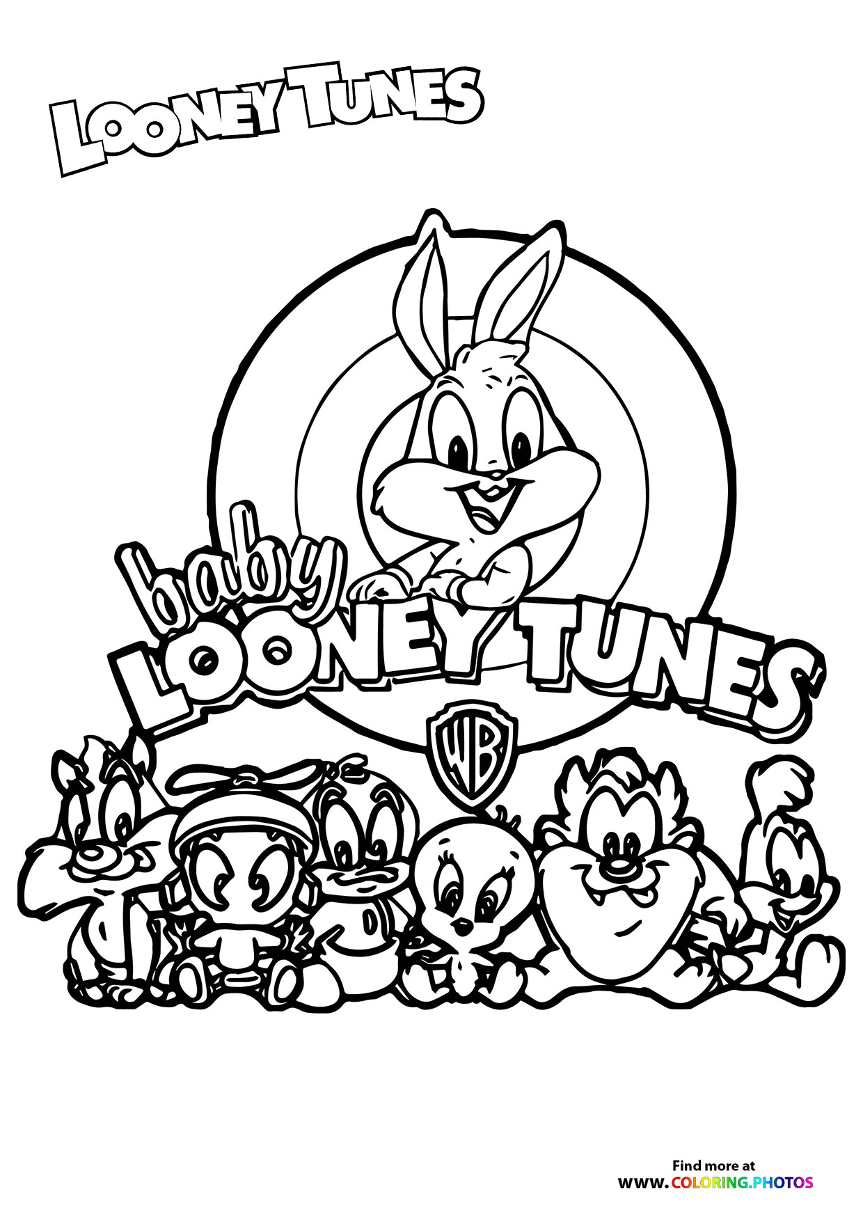 Looney tunes pages free print or download images for your kids