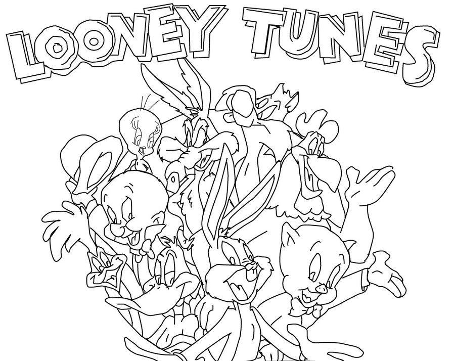 Free printable looney tunes coloring pages fun and whimsical pages for kids