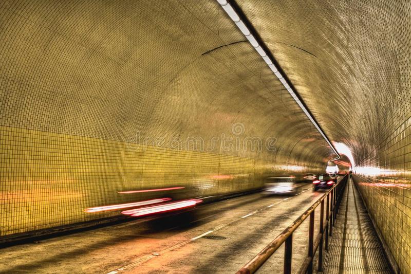 Broadway tunnel stock photos