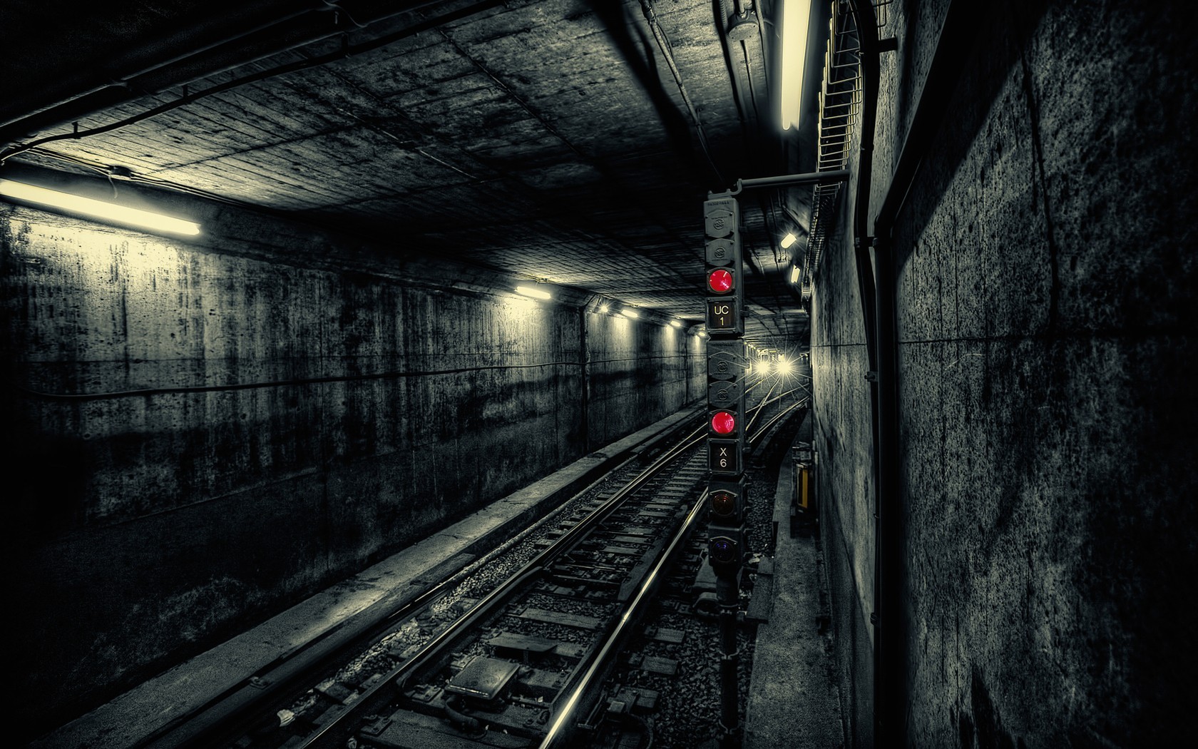 Metro underground subway railway