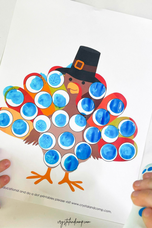 Thanksgiving do a dot printables
