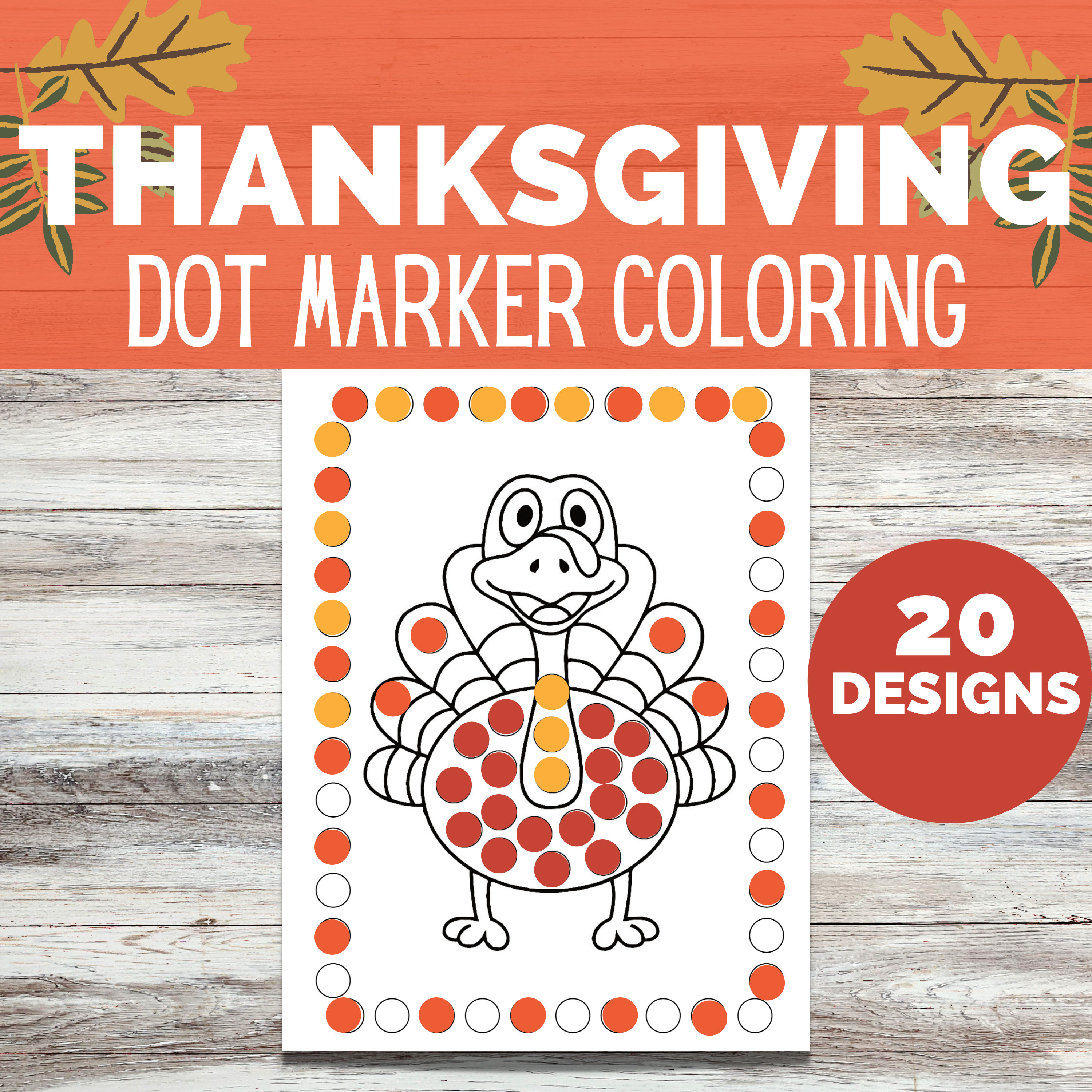Thanksgiving dot marker coloring pages thanksgiving dab a dot do a dot marker activity book for toddlers