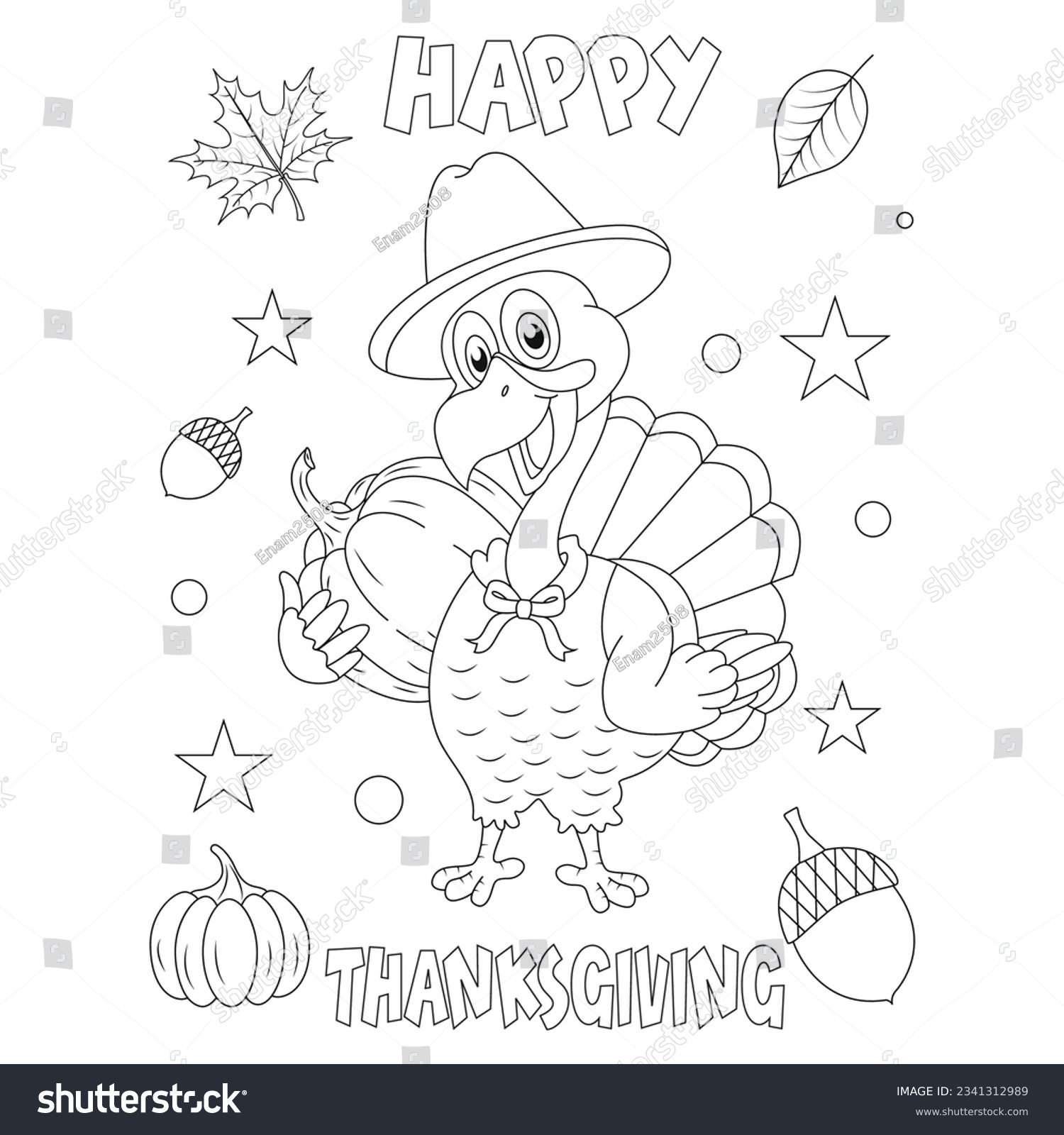 Turkey coloring page images stock photos d objects vectors